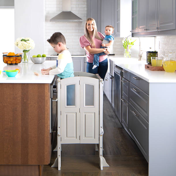 Guidecraft Contemporary Kitchen Helper Step Stool & Reviews Wayfair